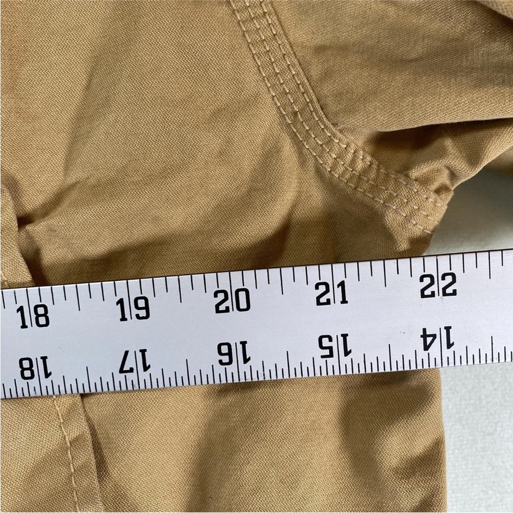 Madewell Jacket Womens Large Tan Cotton Utility Field Casual Pockets Style G4853 - Picture 6 of 12